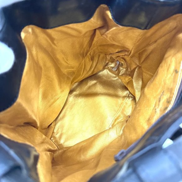 VERSACE vintage leopard drawstring leopard print leopard Shoulder Bag - Picture 14 of 14